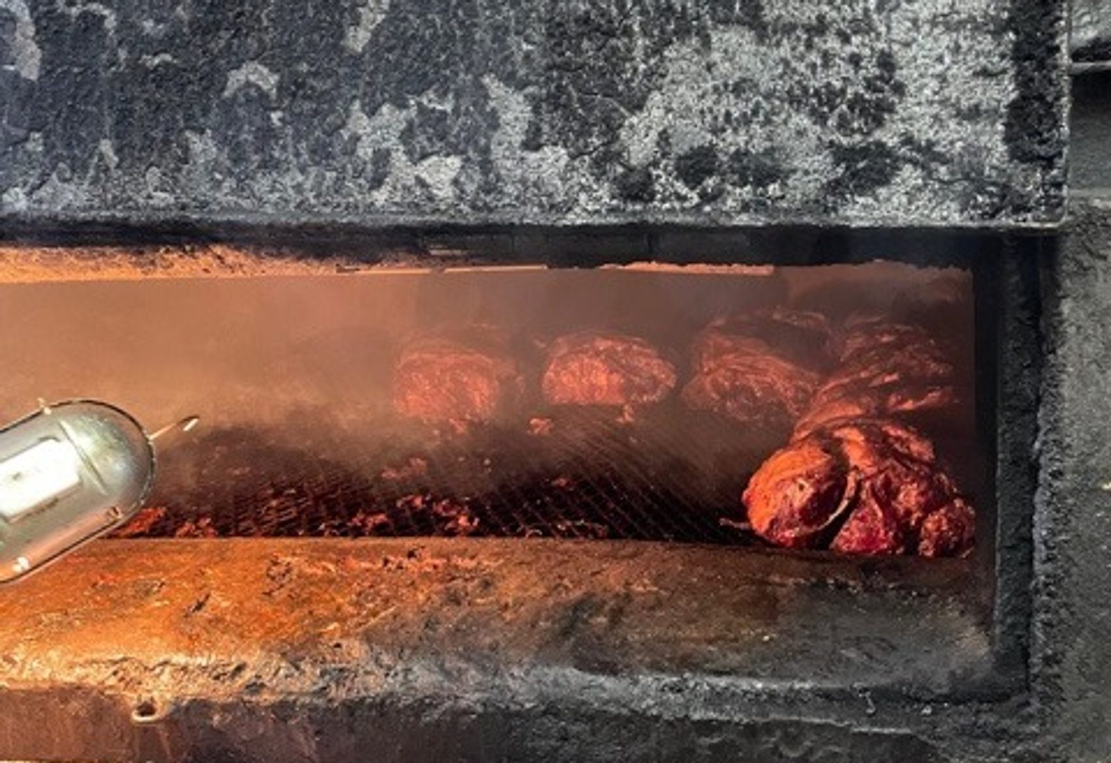 Mutton over hickory fire